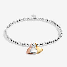 Load image into Gallery viewer, JOMA JEWELLERY | A LITTLE CHARMED MOMENTS | HEART OF GOLD BRACELET

