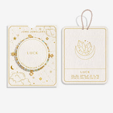 Load image into Gallery viewer, JOMA JEWELLERY | AFFIRMATION CARD | LUCK BRACELET
