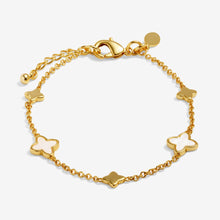 Load image into Gallery viewer, JOMA JEWELLERY | LOVED BY YOU | MOTHER OF PEARL CLOVER BRACELET
