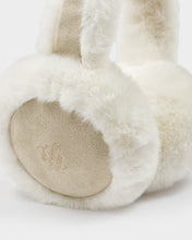 Load image into Gallery viewer, KATIE LOXTON | FAUX SUEDE EARMUFFS | TAUPE CREAM
