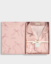 Load image into Gallery viewer, KATIE LOXTON | GIFT BOXED PYJAMA SET | PINK CHERRY BOW PRINT | MEDIUM 12-14

