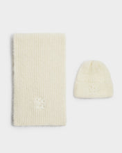 Load image into Gallery viewer, KATIE LOXTON | LOGO APPLIQUE HAT | OFF WHITE TAUPE
