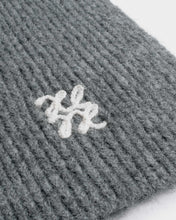 Load image into Gallery viewer, KATIE LOXTON | LOGO APPLIQUE SCARF | CHARCOAL GREY
