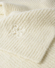 Load image into Gallery viewer, KATIE LOXTON | LOGO APPLIQUE SCARF | OFF WHITE TAUPE

