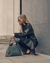 Load image into Gallery viewer, KATIE LOXTON | NOVA HAND WOVEN LARGE SHOULDER BAG | MIXED DEEP TEAL
