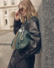 Load image into Gallery viewer, KATIE LOXTON | NOVA HAND WOVEN LARGE SHOULDER BAG | MIXED DEEP TEAL
