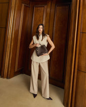 Load image into Gallery viewer, KATIE LOXTON | NOVA HAND WOVEN TOP HANDLE BAG | CHOCOLATE
