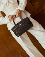 Load image into Gallery viewer, KATIE LOXTON | ORIN TOP HANDLE CROSSBODY BAG | CHOCOLATE LEOPARD
