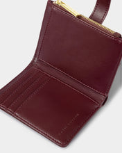 Load image into Gallery viewer, KATIE LOXTON | ORIN TWIST LOCK PURSE | CHERRY SUEDETTE / CHERRY
