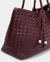 Load image into Gallery viewer, KATIE LOXTON | NOVA SMALL SHOULDER TOTE BAG | MIXED CHERRY
