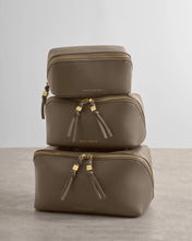 Load image into Gallery viewer, KATIE LOXTON | SOHO LARGE MAKE UP / WASH BAG | MINK
