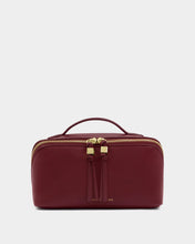 Load image into Gallery viewer, KATIE LOXTON | SOHO MEDIUM MAKE UP / WASH BAG | CHERRY

