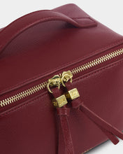 Load image into Gallery viewer, KATIE LOXTON | SOHO MEDIUM MAKE UP / WASH BAG | CHERRY
