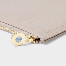 Load image into Gallery viewer, KATIE LOXTON | BIRTHSTONE POUCH | JUNE WARM GREY
