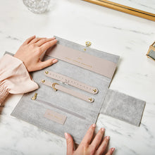 Load image into Gallery viewer, KATIE LOXTON | JEWELLERY ROLL | JUNE BIRTHSTONE | BEIGE
