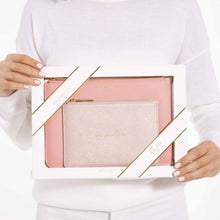 Load image into Gallery viewer, KATIE LOXTON | PERFECT POUCH GIFT SET | LIVE LAUGH LOVE | PINK
