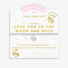 Load image into Gallery viewer, JOMA JEWELLERY | KIDS A LITTLE | JOMEES | LOVE YOU TOO THE MOON AND BACK
