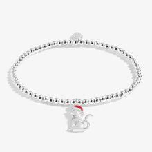 Load image into Gallery viewer, JOMA JEWELLERY | CHILDRENS CHRISTMAS A LITTLE | MEOWY CHRISTMAS BRACELET
