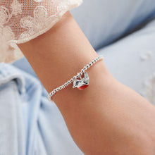 Load image into Gallery viewer, JOMA JEWELLERY | CHILDRENS CHRISTMAS CRACKER A LITTLE | CHRISTMAS ROBIN BRACELET
