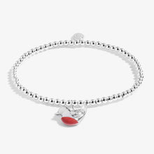 Load image into Gallery viewer, JOMA JEWELLERY | CHILDRENS CHRISTMAS A LITTLE | CHRISTMAS ROBIN BRACELET
