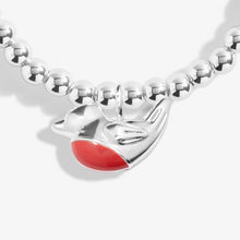 Load image into Gallery viewer, JOMA JEWELLERY | CHILDRENS CHRISTMAS A LITTLE | CHRISTMAS ROBIN BRACELET
