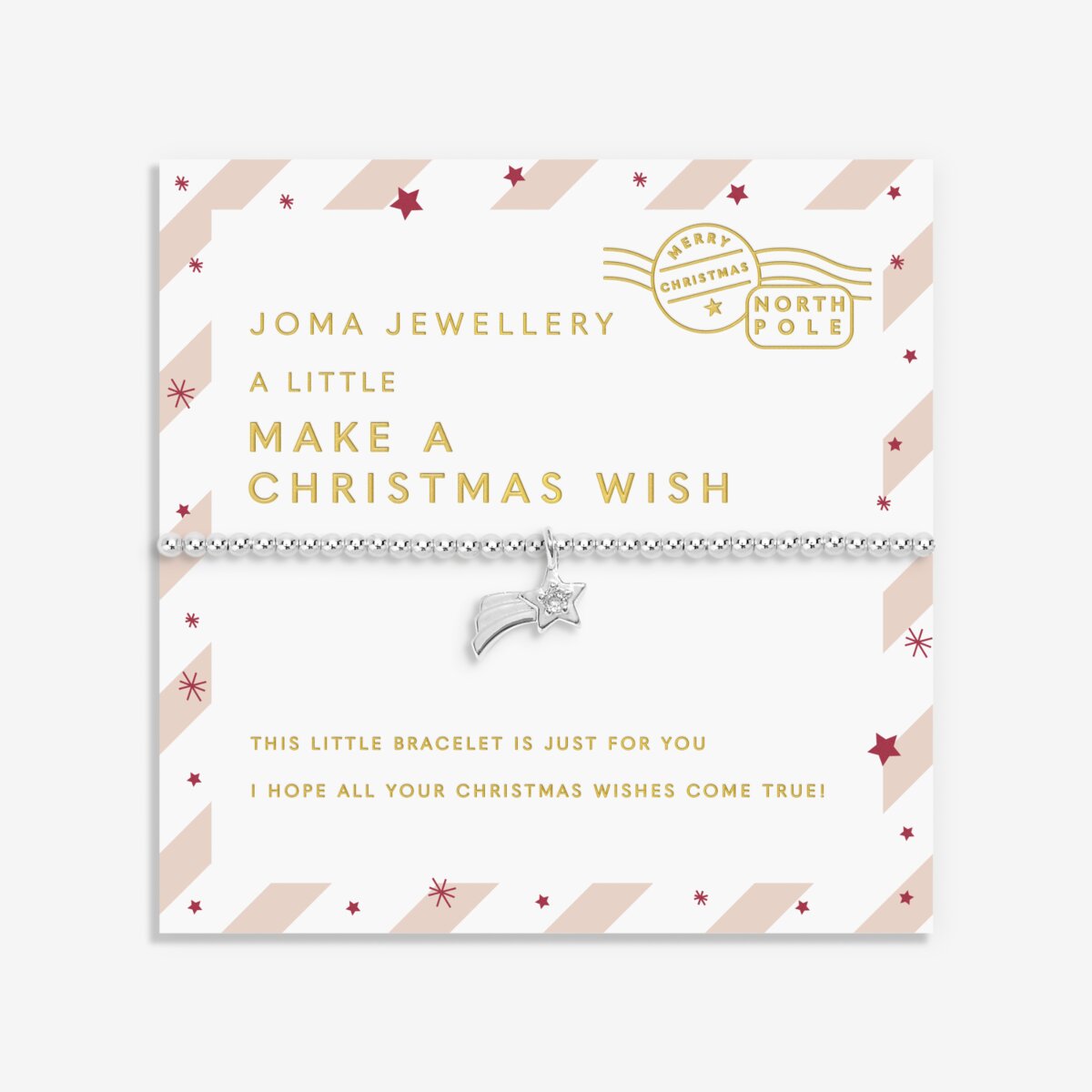 JOMA JEWELLERY | LOVE FROM SANTA KID'S | MAKE A CHRISTMAS WISH BRACELET