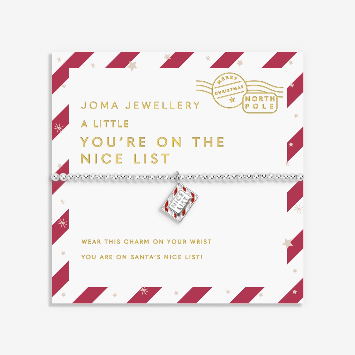 JOMA JEWELLERY | LOVE FROM SANTA KID'S | YOU'RE ON THE NICE LIST BRACELET