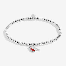 Load image into Gallery viewer, JOMA JEWELLERY | KID&#39;S CHRISTMAS CRACKER | CHRISTMAS ROBIN BRACELET
