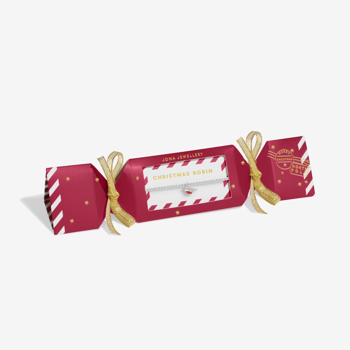 JOMA JEWELLERY | KID'S CHRISTMAS CRACKER | CHRISTMAS ROBIN BRACELET