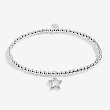 Load image into Gallery viewer, JOMA JEWELLERY | KIDS STOCKING A LITTLE GIFT SET WITH CLIPS | HAPPY CHRISTMAS BRACELET
