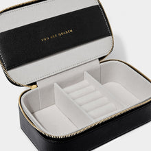 Load image into Gallery viewer, KATIE LOXTON | PEBBLE JEWELLERY BOX | YOU ARE GOLDEN BLACK
