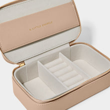 Load image into Gallery viewer, KATIE LOXTON | PEBBLE JEWELLERY BOX | A LITTLE SPARKLE SOFT TAN
