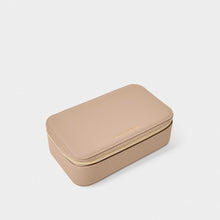 Load image into Gallery viewer, KATIE LOXTON | PEBBLE JEWELLERY BOX | A LITTLE SPARKLE SOFT TAN
