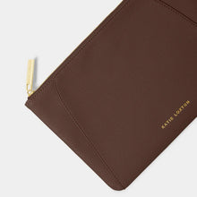 Load image into Gallery viewer, KATIE LOXTON | HANA POUCH | CHOCOLATE BROWN
