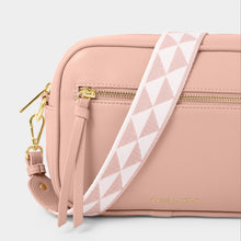 Load image into Gallery viewer, KATIE LOXTON | HALLIE CROSSBODY BAG | BLOSSOM PINK DOUBLE STRAP
