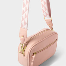 Load image into Gallery viewer, KATIE LOXTON | HALLIE CROSSBODY BAG | BLOSSOM PINK DOUBLE STRAP
