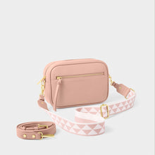 Load image into Gallery viewer, KATIE LOXTON | HALLIE CROSSBODY BAG | BLOSSOM PINK DOUBLE STRAP
