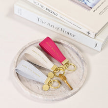 Load image into Gallery viewer, KATIE LOXTON | SENTIMENT LOOP KEYRING | HELLO BEAUTIFUL | CERISE
