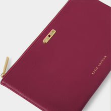 Load image into Gallery viewer, KATIE LOXTON | BIRTHSTONE POUCH | JANUARY | DEEP RED
