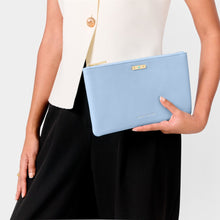 Load image into Gallery viewer, KATIE LOXTON | BIRTHSTONE POUCH | MARCH | AQUA BLUE
