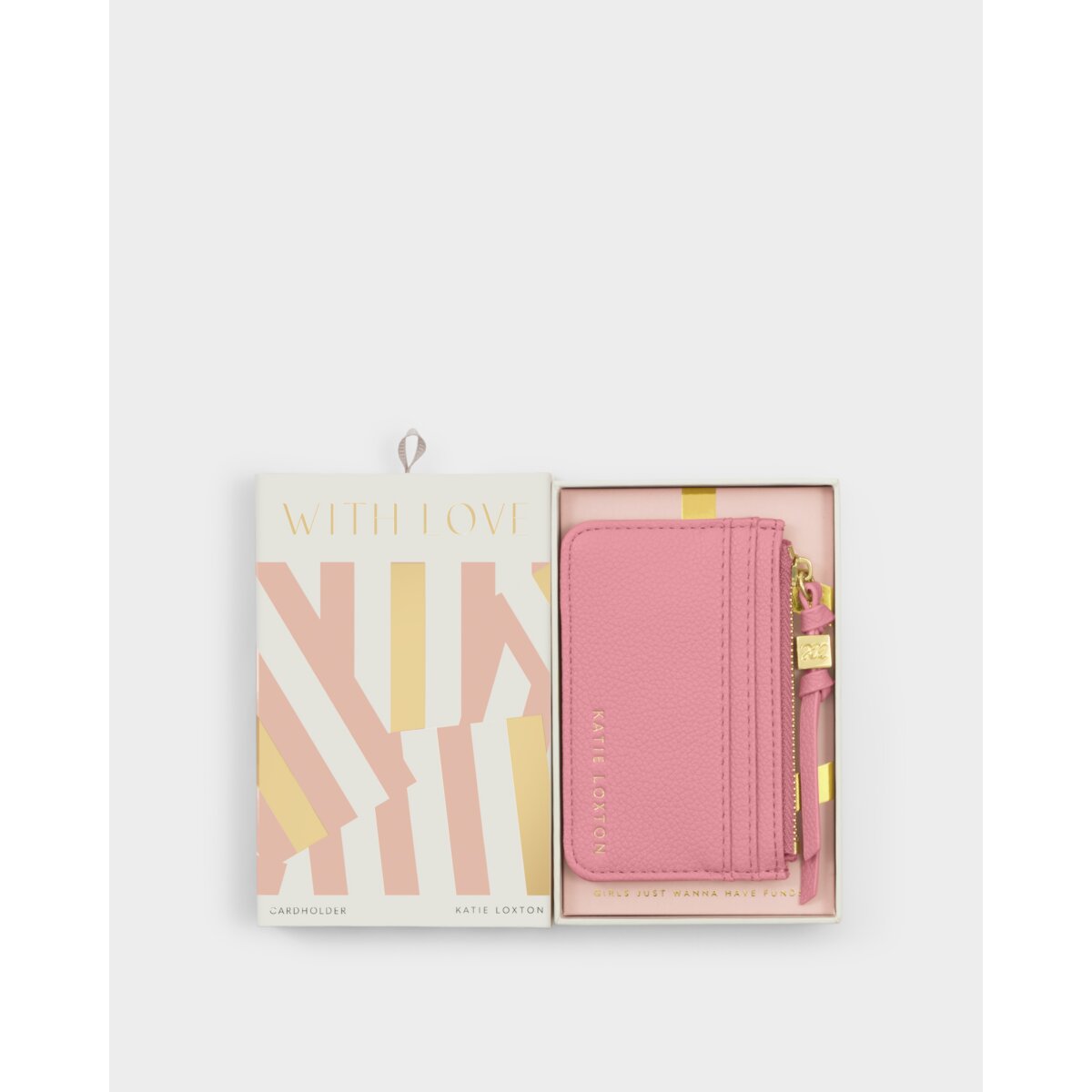 KATIE LOXTON | GIFT BOXED COIN AND CARDHOLDER | ROSE PINK