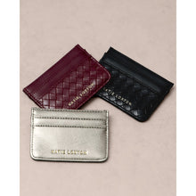 Load image into Gallery viewer, KATIE LOXTON | NOVA WOVEN TEXTURE CARDHOLDER | BLACK
