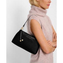 Load image into Gallery viewer, KATIE LOXTON | NOVA SMALL SHOULDER BAG | BLACK WOVEN
