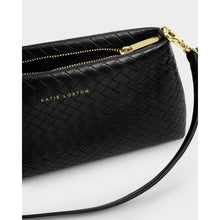 Load image into Gallery viewer, KATIE LOXTON | NOVA SMALL SHOULDER BAG | BLACK WOVEN
