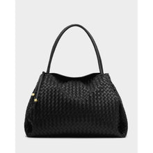Load image into Gallery viewer, KATIE LOXTON | NOVA HAND WOVEN LARGE SHOULDER BAG | BLACK
