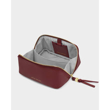 Load image into Gallery viewer, KATIE LOXTON | FOLD-OUT MIRROR MAKE UP BAG | CHERRY
