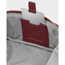 Load image into Gallery viewer, KATIE LOXTON | FOLD-OUT MIRROR MAKE UP BAG | CHERRY
