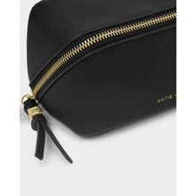 Load image into Gallery viewer, KATIE LOXTON | FOLD-OUT MIRROR MAKE UP BAG | BLACK
