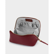 Load image into Gallery viewer, KATIE LOXTON | SOHO MEDIUM MAKE UP / WASH BAG | CHERRY
