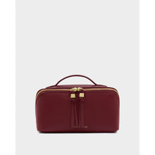 Load image into Gallery viewer, KATIE LOXTON | SOHO MEDIUM MAKE UP / WASH BAG | CHERRY
